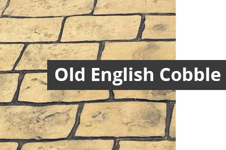 Stamped Concrete - Old English Cobble Pattern Design