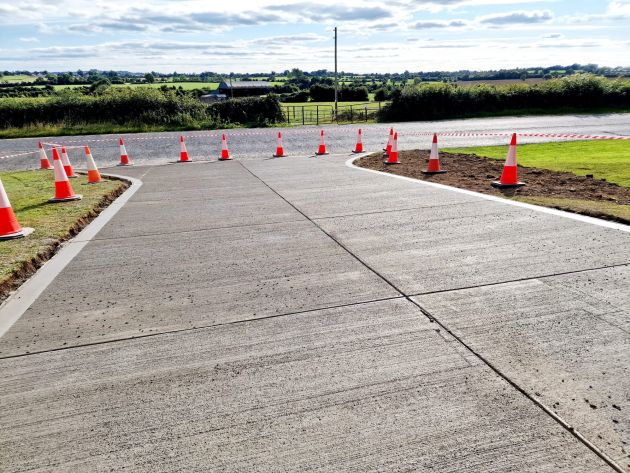 Brush Finished Concrete