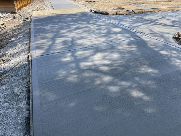 Brush Finished Concrete