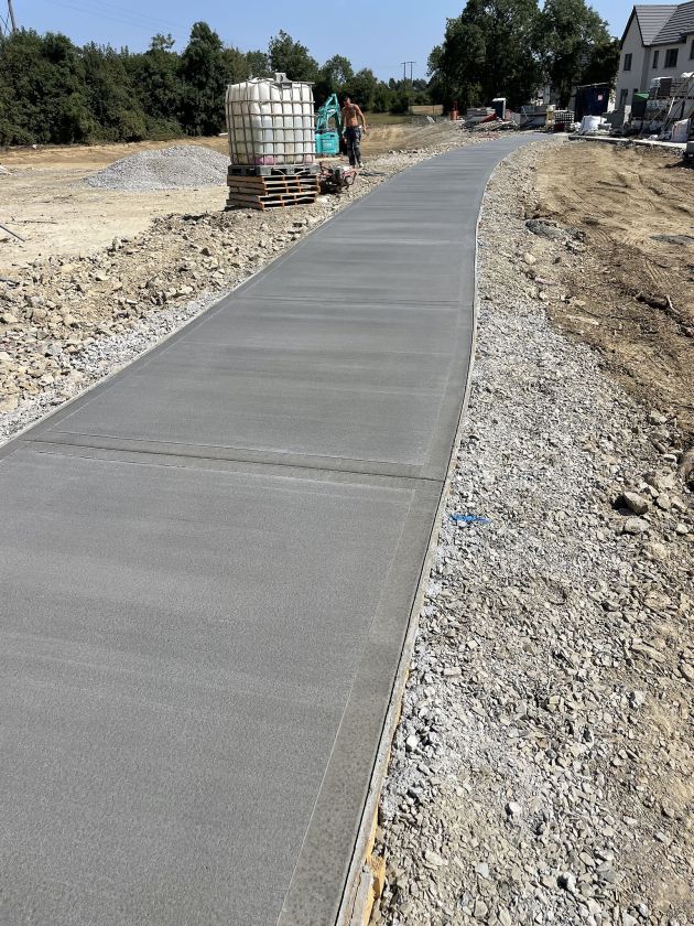 Brush Finished Concrete