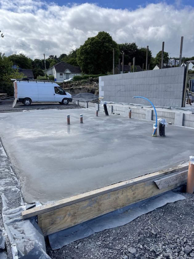 Power Float Finished Concrete