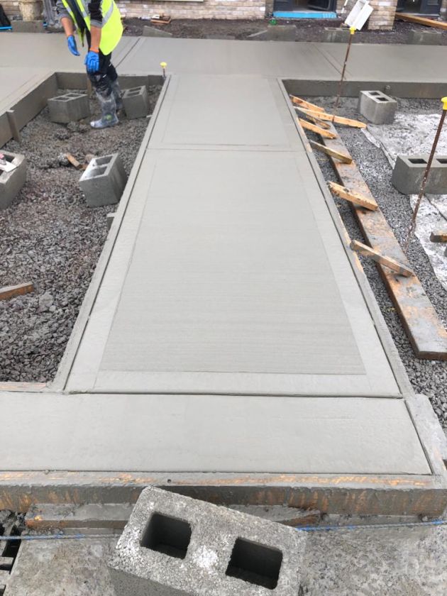 Brush Finished Concrete