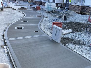 Brush Finished Concrete