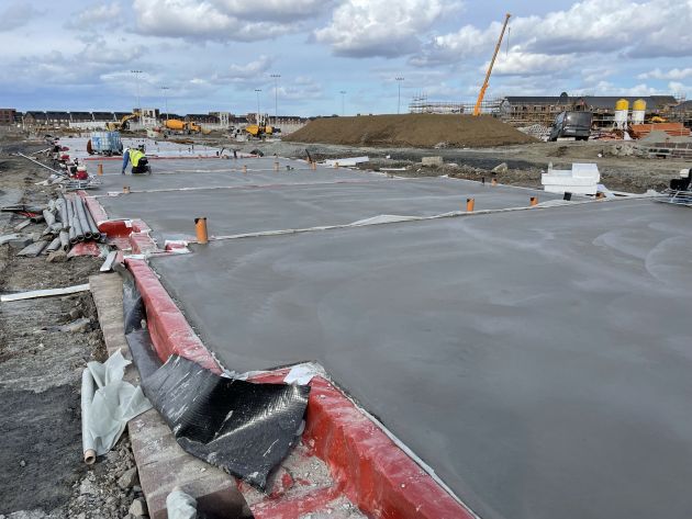 Power Float Finished Concrete