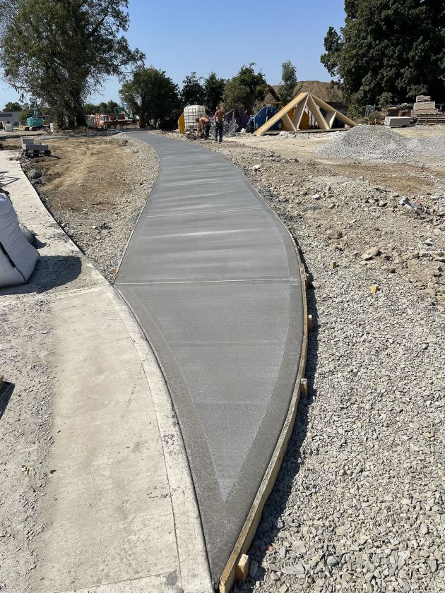 Brush Finished Concrete