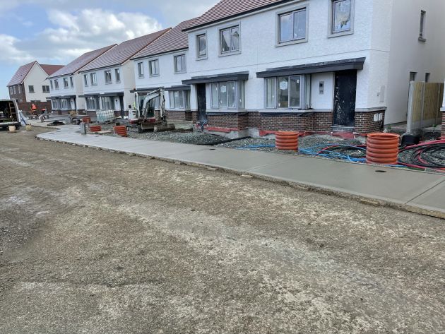 Brush Finished Concrete