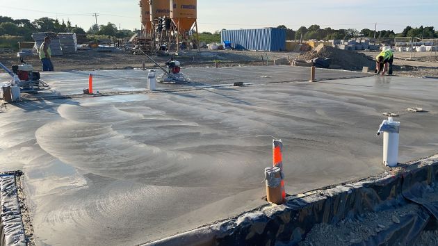 Power Float Finished Concrete
