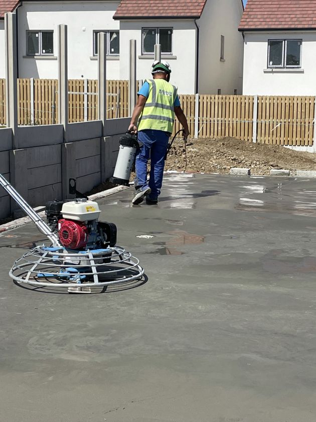 Power Float Finished Concrete