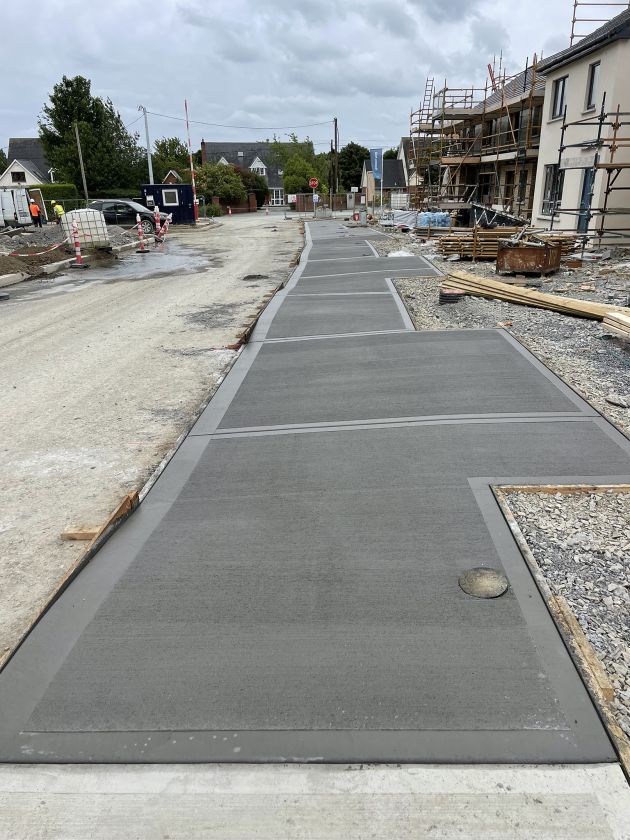 Brush Finished Concrete