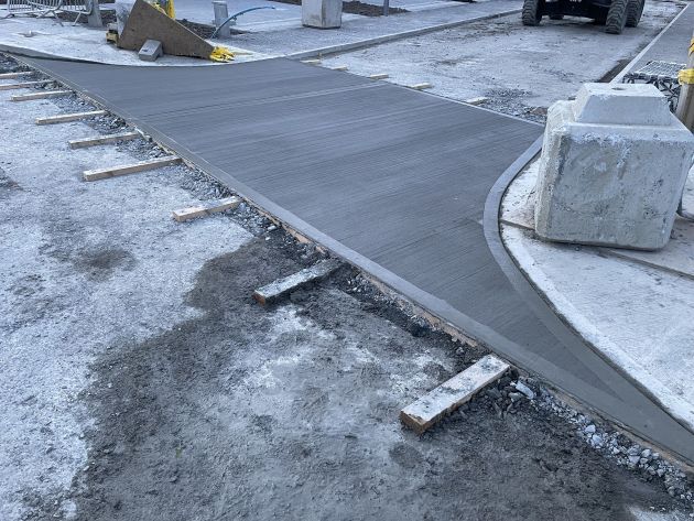 Brush Finished Concrete