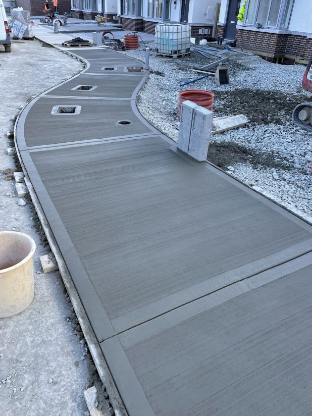 Brush Finished Concrete